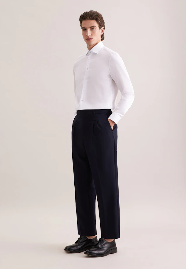 X-Slim Business Hemd Uni in Weiß |  Seidensticker Onlineshop