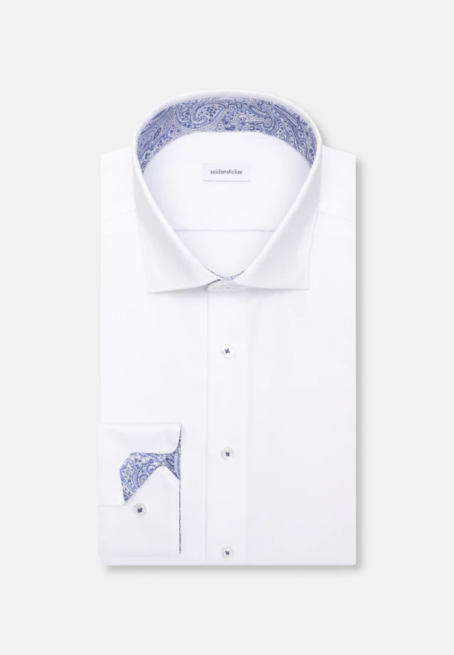 X-Slim Business Hemd Uni in Weiß |  Seidensticker Onlineshop