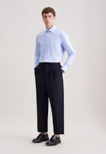 X-Slim Business Hemd Uni in Mittelblau |  Seidensticker Onlineshop