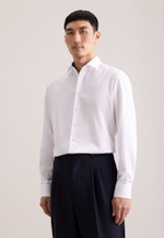 Slim Business Hemd Uni in Weiß |  Seidensticker Onlineshop