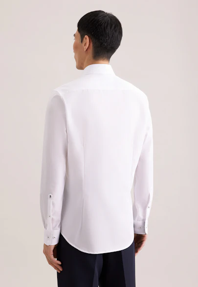 Slim Business Hemd Uni in Weiß |  Seidensticker Onlineshop
