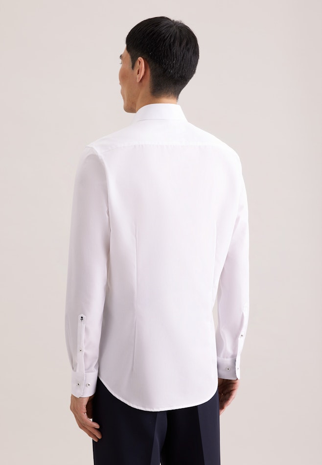 Shaped Business shirt Uni in Weiß | Seidensticker online shop