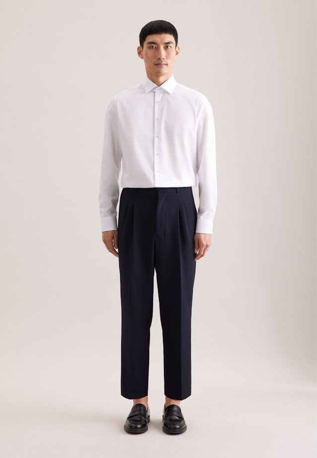 Shaped Business Hemd Uni in Weiß |  Seidensticker Onlineshop