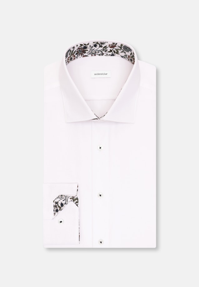 Shaped Business Hemd Uni in Weiß |  Seidensticker Onlineshop