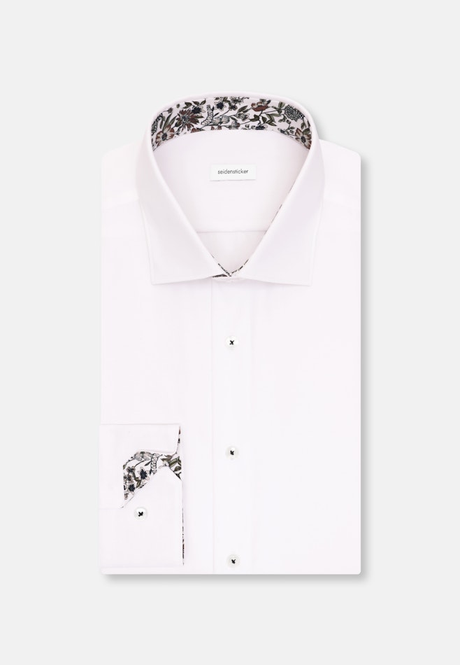 Shaped Business Hemd Uni in Weiß | Seidensticker Onlineshop