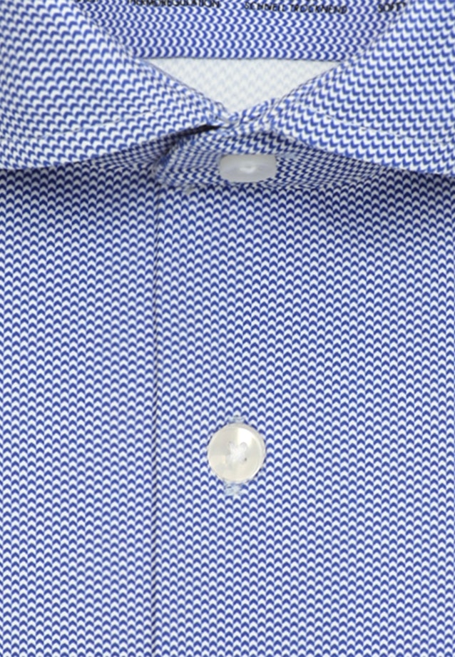 X-Slim Performance-Hemd Druck in Mittelblau |  Seidensticker Onlineshop