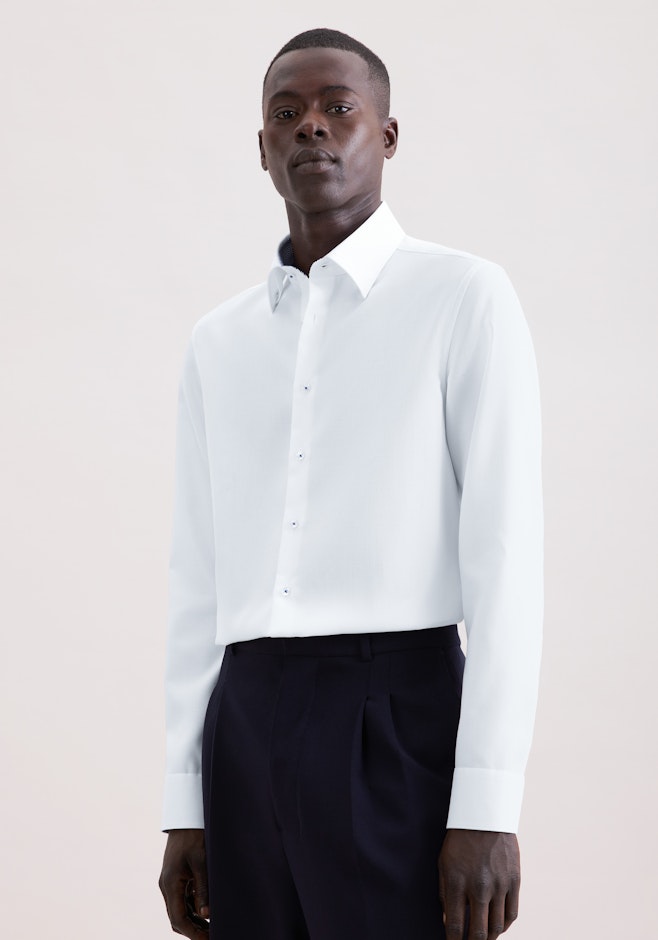 Shaped Chemise d'affaires Structure dans Blanc | Boutique en ligne Seidensticker