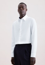 Shaped Business shirt Structure in Weiß |  Seidensticker Onlineshop