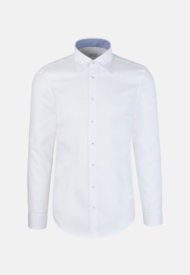 Shaped Business shirt Structure in Weiß |  Seidensticker Onlineshop