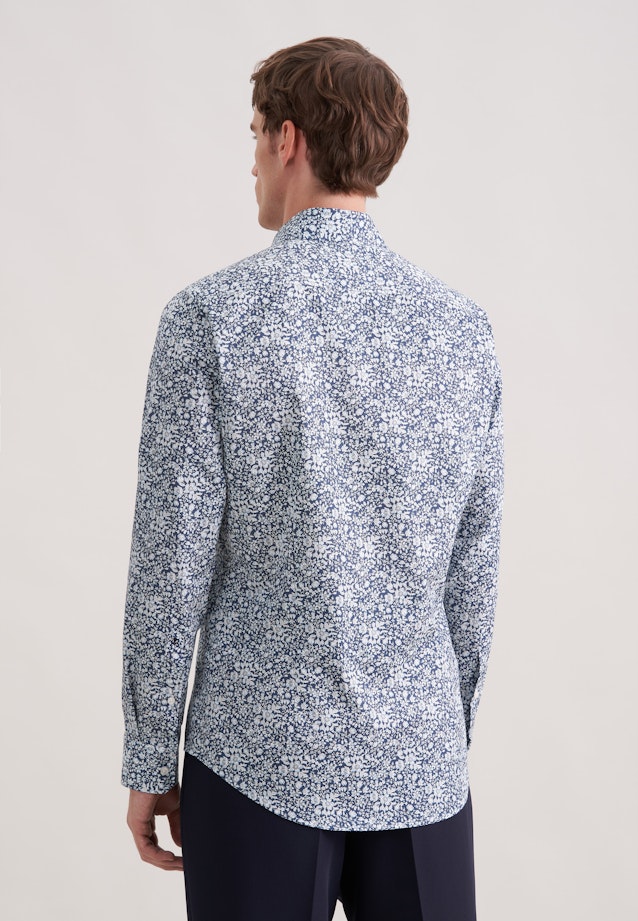 Slim Business shirt Print in Grey |  Seidensticker Onlineshop