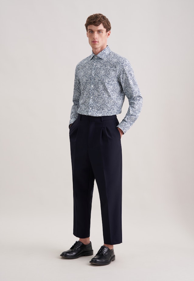 Slim Business shirt Print in Grey |  Seidensticker Onlineshop