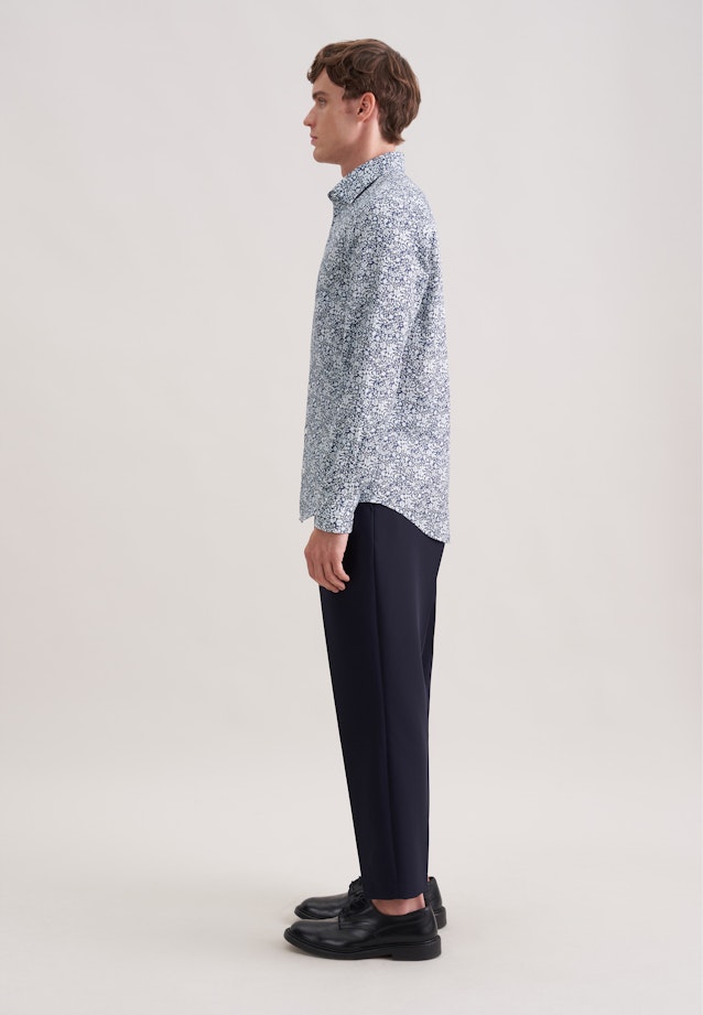Slim Business shirt Print in Grey |  Seidensticker Onlineshop