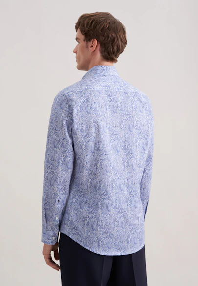 Shaped Chemise d'affaires Imprimé in Bleu Foncé | Seidensticker Onlineshop