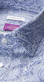 Shaped Business Hemd Druck in Dunkelblau |  Seidensticker Onlineshop