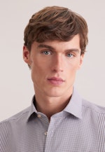 Regular Business shirt Print in Beige |  Seidensticker Onlineshop