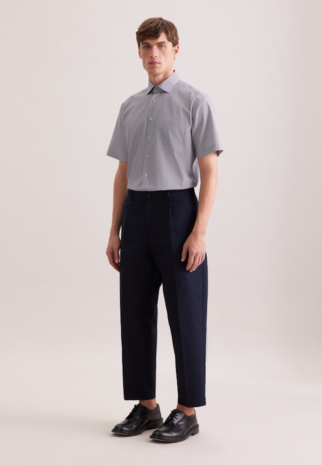 Regular Business shirt Print in Beige |  Seidensticker Onlineshop