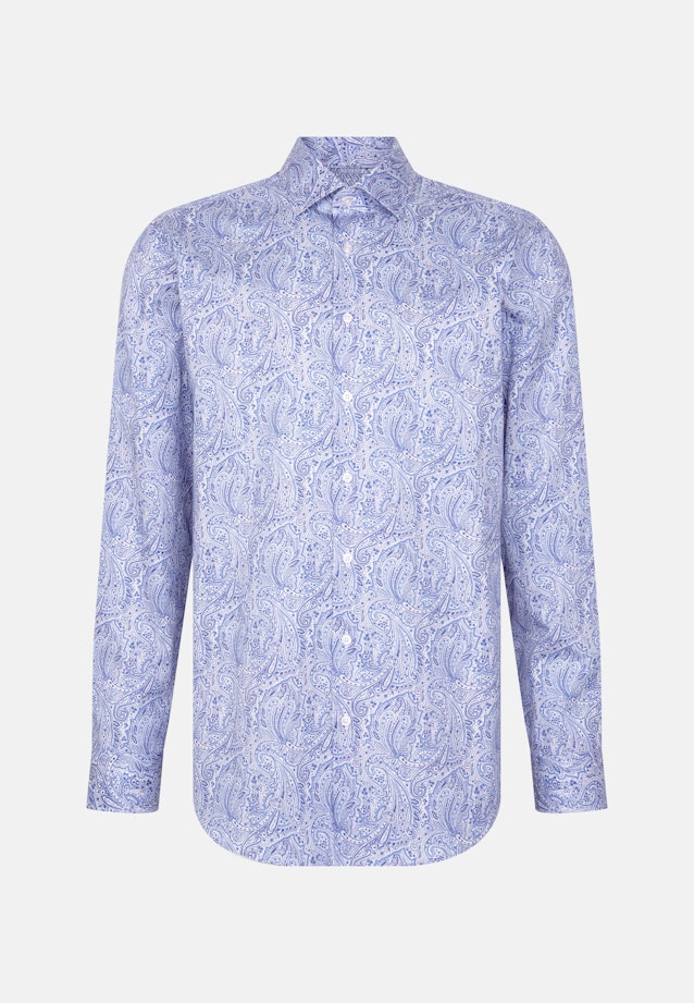 Regular Business Hemd Druck in Dunkelblau |  Seidensticker Onlineshop