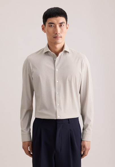 Slim Chemise Performance Imprimé in Vert | Seidensticker Onlineshop