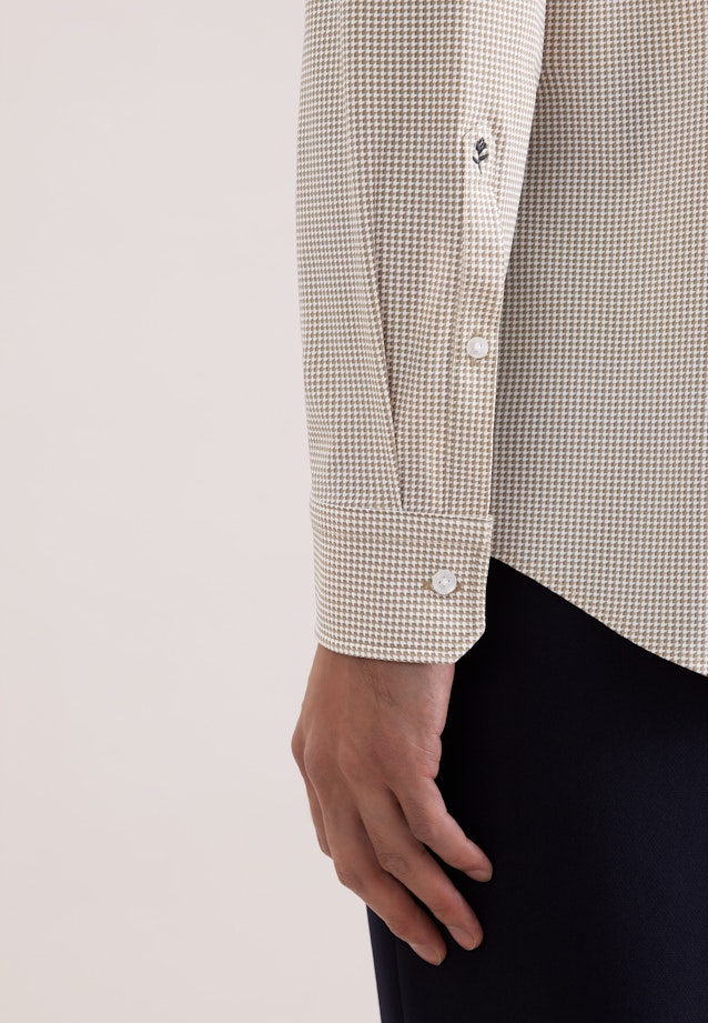 Slim Performance-Hemd Druck in Grün |  Seidensticker Onlineshop