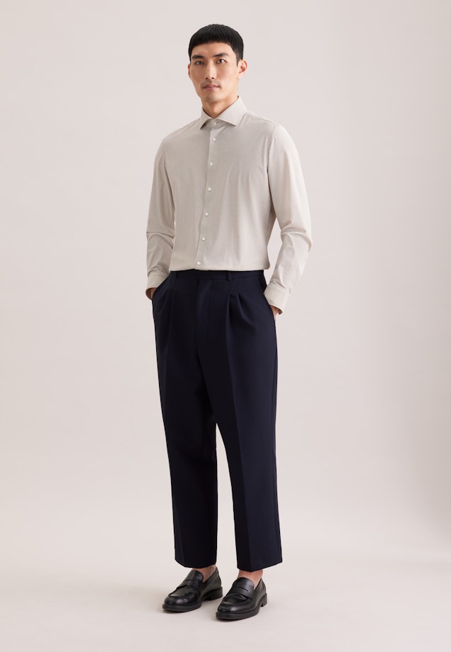 Slim Performance-Hemd Druck in Grün |  Seidensticker Onlineshop