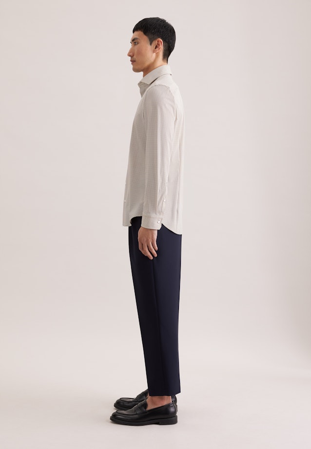 Slim Performance-Hemd Druck in Grün |  Seidensticker Onlineshop