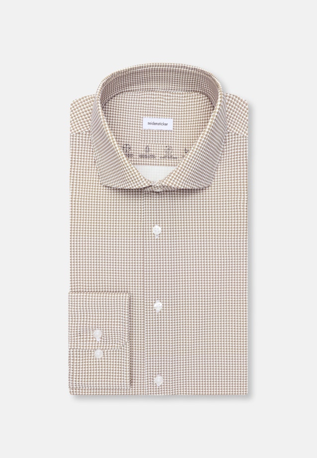 Slim Performance-Hemd Druck in Grün |  Seidensticker Onlineshop