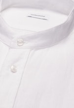 Slim Linen shirt Uni in Weiß |  Seidensticker Onlineshop