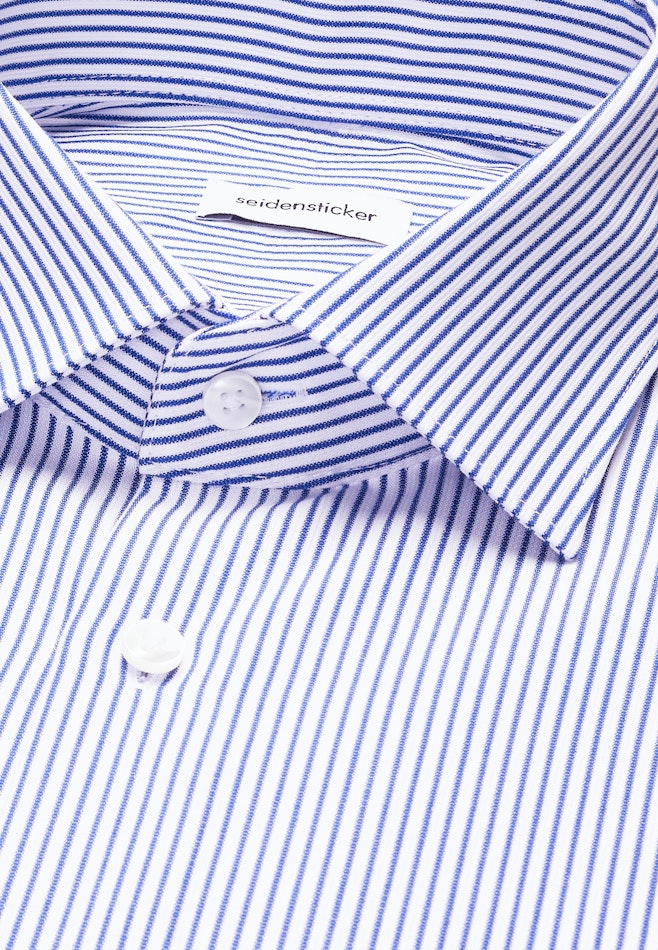 Regular Chemise d'affaires Rayures dans Bleu Moyen | Boutique en ligne Seidensticker
