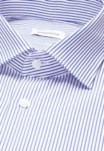 Regular Business Hemd Gestreift in Mittelblau |  Seidensticker Onlineshop