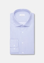 Regular Business Hemd Gestreift in Mittelblau |  Seidensticker Onlineshop