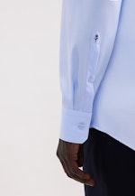 Regular Business Hemd Uni in Mittelblau |  Seidensticker Onlineshop
