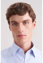 Shaped Business shirt Check in Hellblau |  Seidensticker Onlineshop