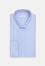 Shaped Business shirt Check in Hellblau |  Seidensticker Onlineshop