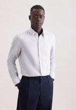 Shaped Business Hemd Karo in Beige |  Seidensticker Onlineshop