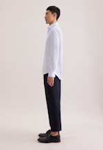 Slim Business Hemd Gestreift in Mittelblau |  Seidensticker Onlineshop