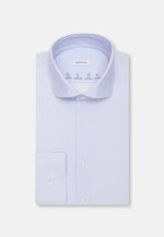 Slim Performance-Hemd Druck in Mittelblau |  Seidensticker Onlineshop