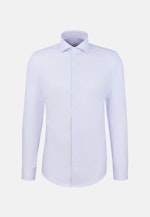 Slim Performance-Hemd Druck in Mittelblau |  Seidensticker Onlineshop