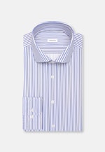 Slim Performance-Hemd Druck in Mittelblau |  Seidensticker Onlineshop