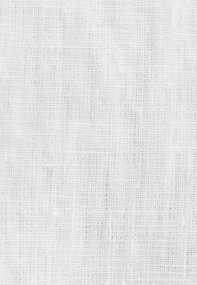 Slim Linen shirt Uni in Weiß |  Seidensticker Onlineshop
