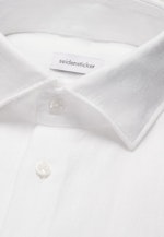 Slim Leinenhemd Uni in Weiß |  Seidensticker Onlineshop