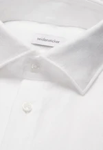 Slim Leinenhemd Uni in Weiß |  Seidensticker Onlineshop