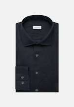 Slim Leinenhemd Uni in Dunkelblau |  Seidensticker Onlineshop