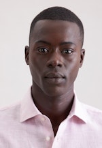 Slim Linen shirt Uni in Rosa |  Seidensticker Onlineshop