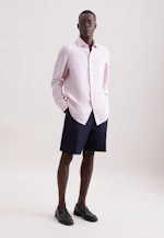 Slim Leinenhemd Uni in Rosa |  Seidensticker Onlineshop