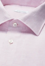 Slim Leinenhemd Uni in Rosa |  Seidensticker Onlineshop