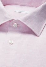 Slim Leinenhemd Uni in Rosa |  Seidensticker Onlineshop