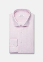 Slim Linen shirt Uni in Rosa |  Seidensticker Onlineshop