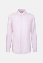 Slim Linen shirt Uni in Rosa |  Seidensticker Onlineshop