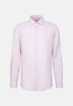 Slim Leinenhemd Uni in Rosa |  Seidensticker Onlineshop