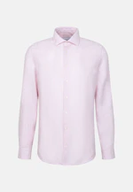 Slim Leinenhemd Uni in Rosa |  Seidensticker Onlineshop